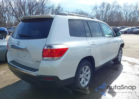 2012 Toyota Highlander Se V6 from USA, damaged, VIN 5TDBK3EH7CS158792